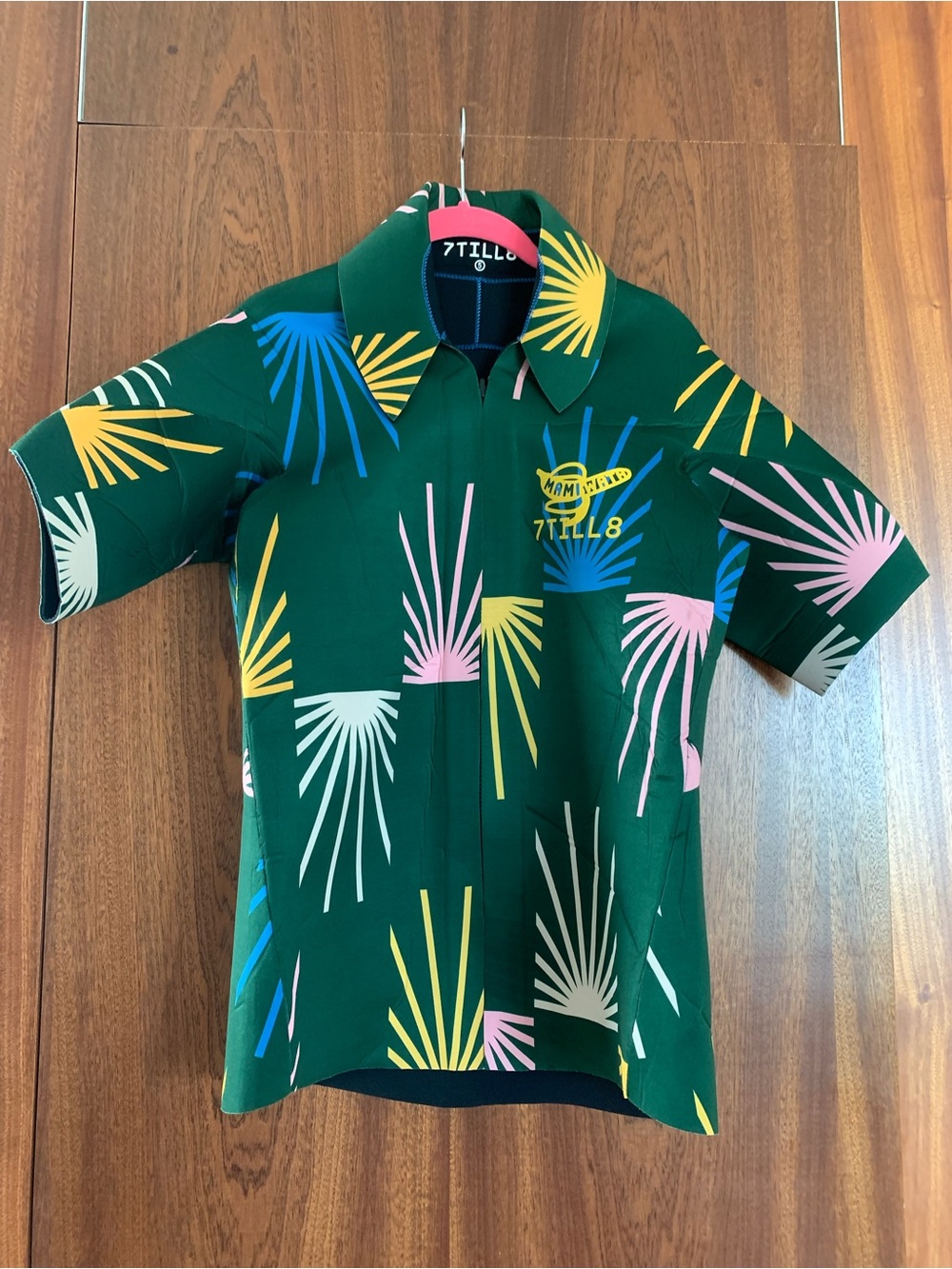 Rare 7TILL8 x Mami Wata Collab Wetsuit polo shirt